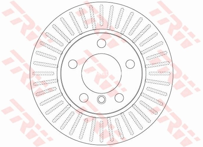 Disc frână TRW ,față, pentru: BMW 1 (E87), 1 (F20), 1 (F21), 2 (F22, F87), 2 (F23) 1.5-2.0D 06.04-