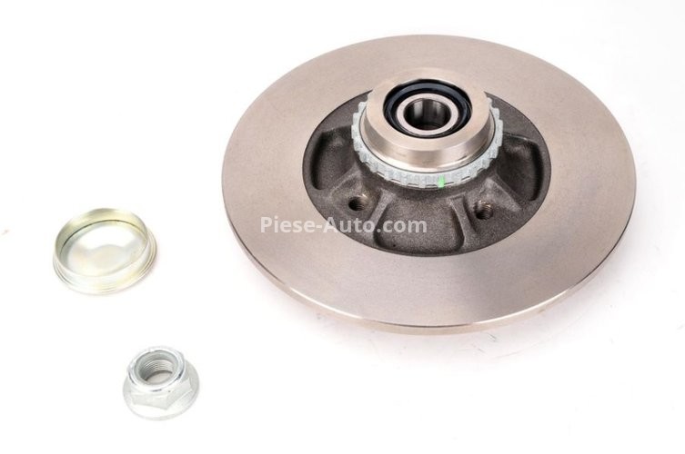 Disc frână TRW cu rulment ,spate, (cu inel ABS) pentru: DS DS 4; CITROEN C4 I, C4 II, DS4; PEUGEOT 308, 308 I, 308 I/KOMBI 1.2-2.0D 11.04-