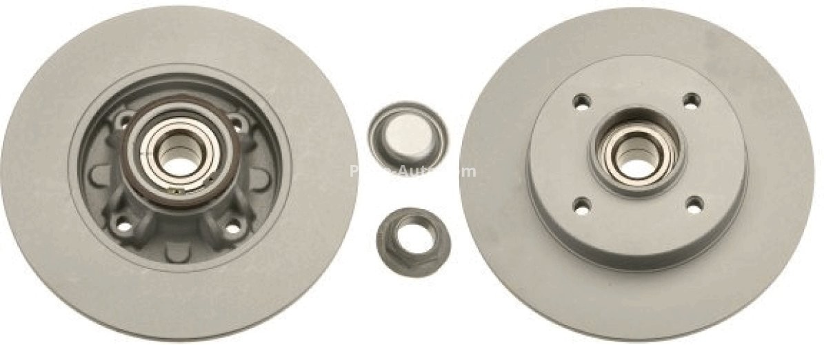 Disc frână TRW cu rulment ,spate, (cu inel ABS) pentru: DS DS 4; CITROEN C4 I, C4 II, DS4; PEUGEOT 308, 308 I, 308 I/KOMBI 1.2-2.0D 11.04-