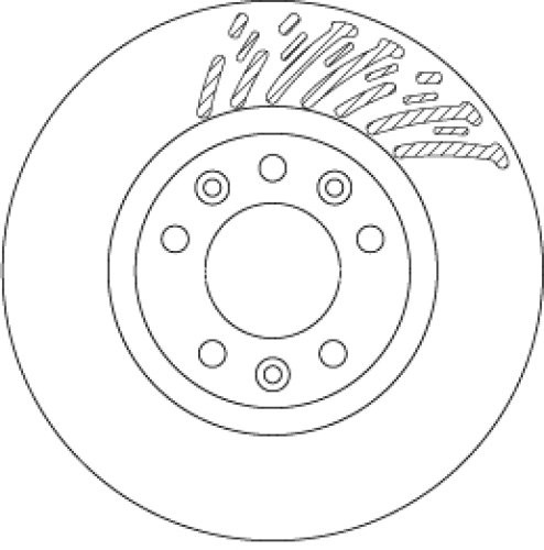 Disc frână TRW ,față, pentru: CITROEN BERLINGO, BERLINGO/MINIVAN, C4 GRAND PICASSO II, C4 PICASSO II, C4 SPACETOURER, GRAND C4 SPACETOURER; OPEL COMBO/MINIVAN 1.2-Electric 02.13-