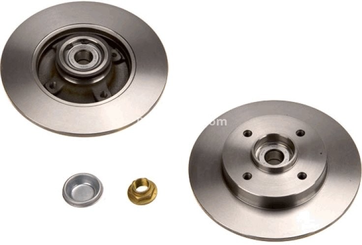 Disc frână TRW ,spate, (cu inel ABS) pentru: CITROEN C4, C4 I; PEUGEOT 207, 307, 307/KOMBI 1.4-2.0D 08.00-10.13