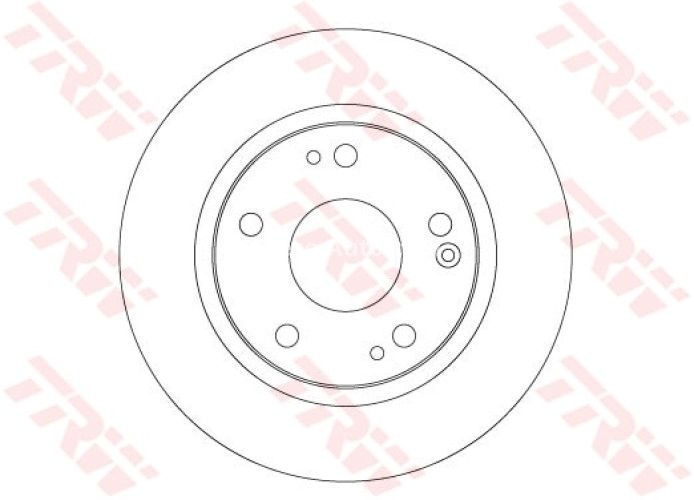 Disc frână TRW ,spate, pentru: HONDA CIVIC X 1.0/1.5/1.6D 06.16-
