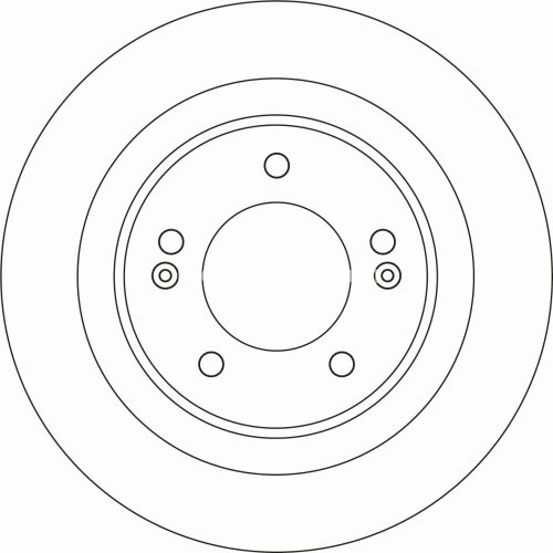 Disc frână TRW ,spate, pentru: HYUNDAI I30; KIA CEE'D, PRO CEE'D 1.0-2.0D 12.06-