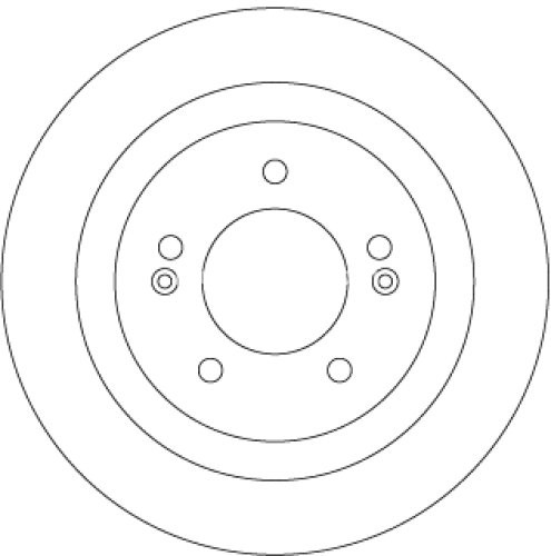 Disc frână TRW ,spate, pentru: HYUNDAI I40 I, I40 I CW 1.6-2.0 07.11-05.19