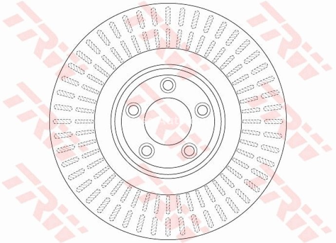 Disc frână TRW ,față, pentru: VOLVO S60 II, S80 II, V60 I; JAGUAR F-TYPE, S-TYPE II, XF I, XF SPORTBRAKE, XJ, XK II 2.0-5.0 04.02-