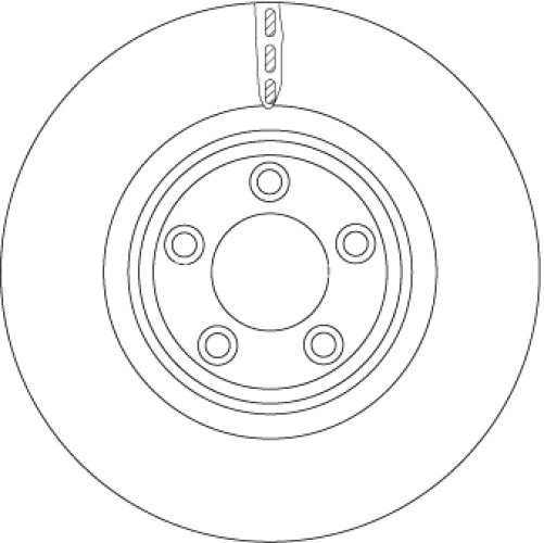 Disc frână TRW ,față, pentru: JAGUAR S-TYPE II, XF I, XF SPORTBRAKE, XJ, XK II 2.0-4.2 05.03-12.15