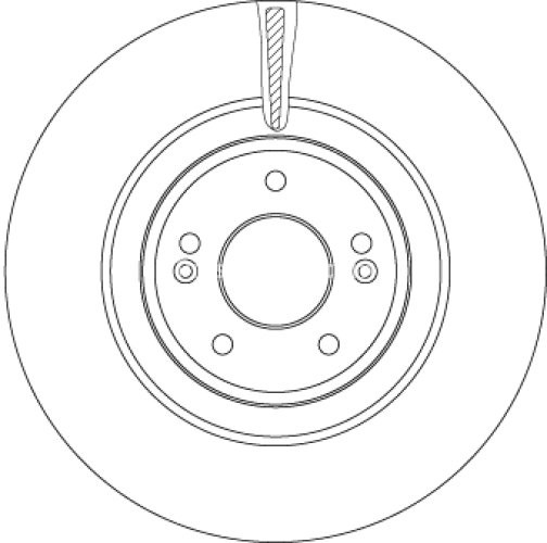 Disc frână TRW ,față, pentru: KIA STINGER 2.0 06.17-