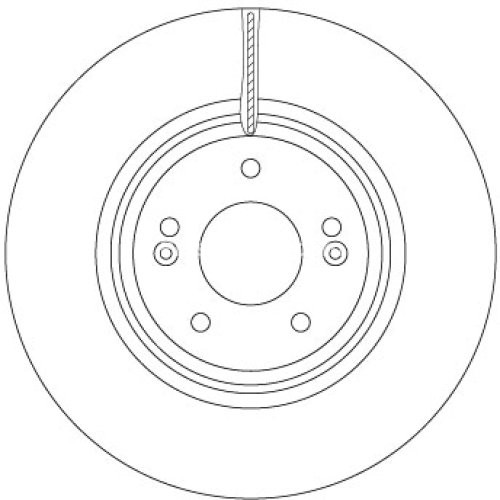 Disc frână TRW ,față, pentru: KIA OPTIMA 2.0 09.15-12.19