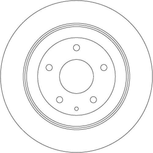 Disc frână TRW ,spate, pentru: MAZDA CX-30, CX-5, MX-30 1.8D-Electric 11.11-