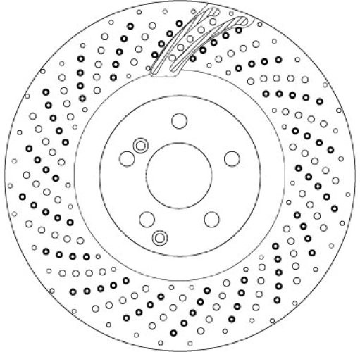 Disc frână TRW ,față, pentru: MERCEDES C (A205), C (C204), C (C205), C T-MODEL (S204), C T-MODEL (S205), C (W204), C (W205), E T-MODEL (S212), E (W212), S (C216) 4.0-6.2 12.05-