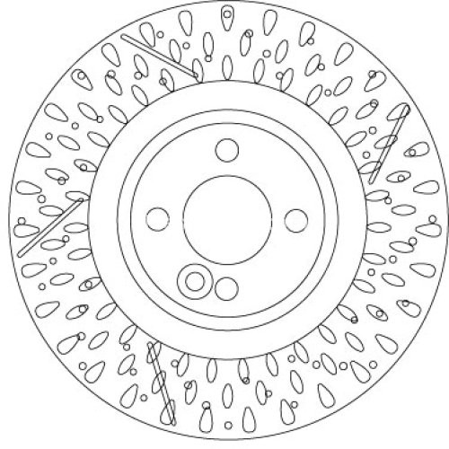 Disc frână TRW ,față, pentru: MINI (R56), (R57), (R58), (R59), CLUBMAN (R55), CLUBVAN (R55) 1.4-2.0D 09.06-06.15