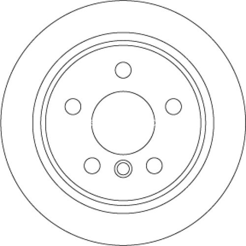 Disc frână TRW ,spate, pentru: MINI (F55), (F56), (F57), CLUBMAN (F54) 1.2-2.0D 09.13-