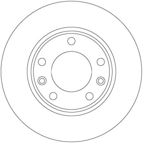 Disc frână TRW ,spate, pentru: PEUGEOT 308 II, 308/HATCHBACK 1.2-2.0D 09.13-06.21