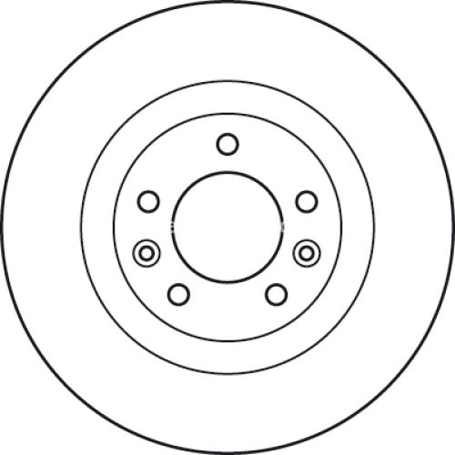 Disc frână TRW ,spate, pentru: PEUGEOT 407 2.0D-3.0D 10.05-