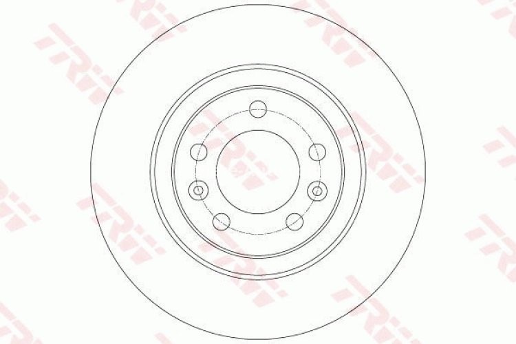Disc frână TRW ,spate, pentru: PEUGEOT 508 I, 508/KOMBI 1.6-2.2D 11.10-