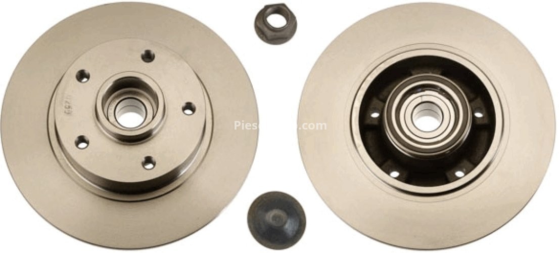 Disc frână TRW cu rulment ,spate, (cu inel ABS) pentru: RENAULT CLIO IV, CLIO IV/HATCHBACK, CLIO IV/KOMBI, FLUENCE, GRAND SCENIC III, LATITUDE, MEGANE, MEGANE III 0.9-2.0D 11.08-