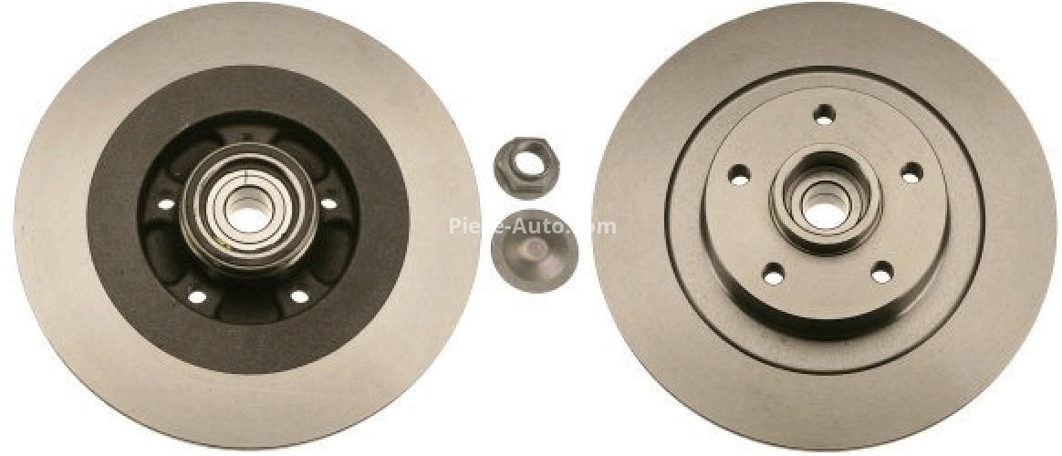 Disc frână TRW cu rulment ,spate, (cu inel ABS) pentru: RENAULT LAGUNA III, LATITUDE, TWINGO III, TWIZY 0.9-Electric 10.07-