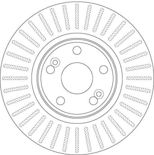 Disc frână TRW ,față, pentru: RENAULT SCENIC I 1.9D/2.0 06.00-08.03