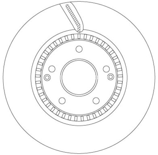 Disc frână TRW ,spate, pentru: SSANGYONG RODIUS I, RODIUS II 2.0D/2.2D/3.2 07.07-