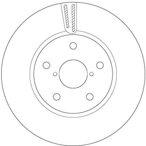Disc frână TRW ,față, pentru: SUBARU LEGACY VI, LEVORG 1.6/2.0/2.5 01.15-