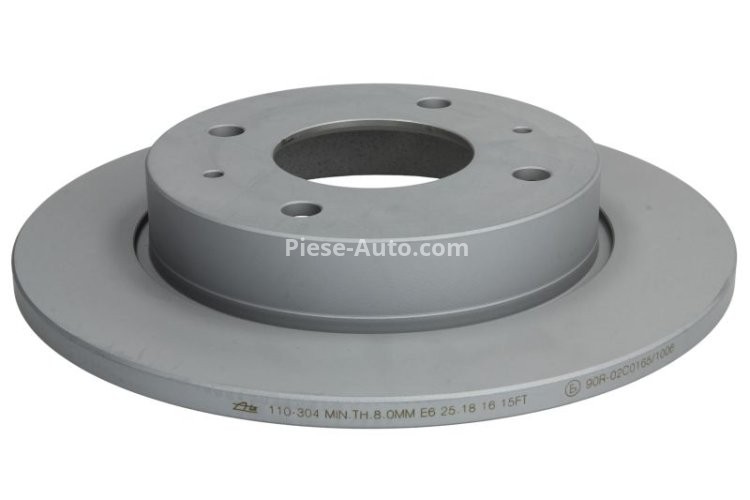Disc frână ATE, spate, pentru: MITSUBISHI COLT CZC VI, COLT VI; SMART FORFOUR 1.1-1.5D 01.04-06.12