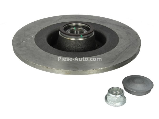 Disc frână ATE, spate, cu rulment (cu inel ABS) pentru: MITSUBISHI OUTLANDER I, OUTLANDER II; RENAULT GRAND SCENIC II, MEGANE II, MEGANE II/KOMBI, SCENIC II 1.4-2.4 09.02-11.12