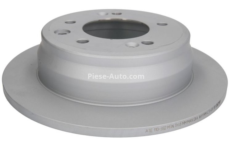 Disc frână ATE, spate, pentru: HYUNDAI I30, IX35, TUCSON; KIA CEE'D, PRO CEE'D, SPORTAGE III 1.4-2.0LPG 08.04-