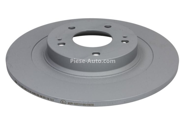 Disc frână ATE, spate, pentru: CITROEN C4 AIRCROSS; MITSUBISHI ASX, ECLIPSE, OUTLANDER II, OUTLANDER III; PEUGEOT 4008 1.5-3.0 11.06-
