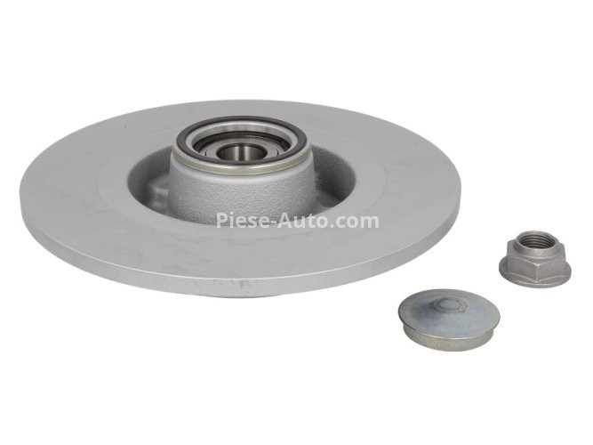 Disc frână ATE, spate, cu rulment (cu inel ABS) pentru: RENAULT FLUENCE, GRAND SCENIC III, LATITUDE, SCENIC III 1.2-Electric 02.09-