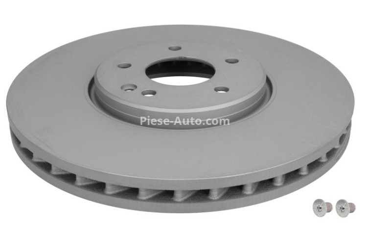 Disc frână ATE, față,  (modelat / puternic carbonatat) pentru: MERCEDES CLK (A208), CLK (C208), E T-MODEL (S210), E (W210), SLK (R170); CHRYSLER CROSSFIRE 3.2/4.2/4.3 01.96-12.07