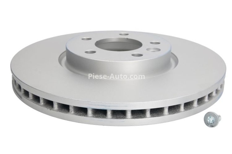 Disc frână ATE, față,  (puternic carbonatat; cu suruburi) pentru: VW CALIFORNIA T5 CAMPER, CALIFORNIA T6 CAMPER, MULTIVAN T5, MULTIVAN T6, PASSAT B6, PASSAT B7 1.6D-Electric 04.03-