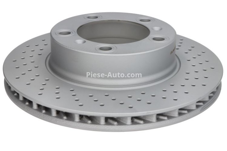 Disc frână ATE, față, dreapta (modelat / puternic carbonatat) se potrivește: PORSCHE BOXSTER, CAYMAN 2.7 11.04-12.09