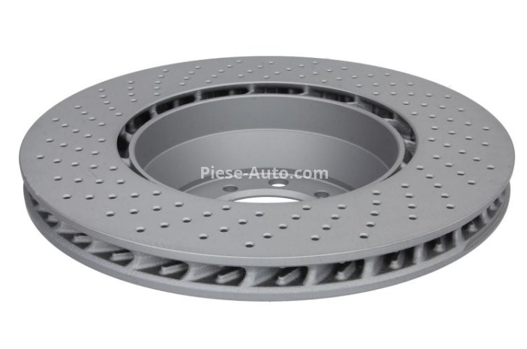 Disc frână ATE, spate, dreapta (modelat / puternic carbonatat) se potrivește: PORSCHE 911, 911 SPEEDSTER, 911 TARGA 3.0-3.8 03.99-12.19