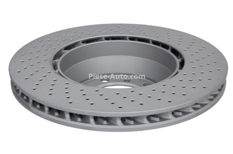 Disc frână ATE, spate, stânga (modelat / puternic carbonatat) se potrivește: PORSCHE 911, 911 SPEEDSTER, 911 TARGA 3.0-3.8 03.99-12.19