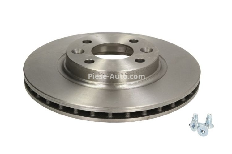 Disc frână BOSCH, față, pentru: DACIA JOGGER, LOGAN II, LOGAN III, LOGAN MCV II, SANDERO II, SANDERO III; LADA VESTA; RENAULT CLIO IV, CLIO IV/HATCHBACK 0.9-Electric 10.12-