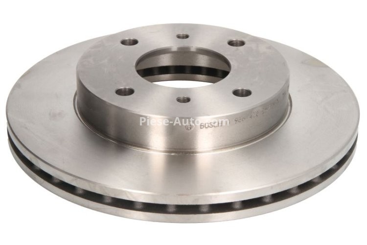 Disc frână BOSCH, față, pentru: NISSAN 200SX, ALMERA CLASSIC, ALMERA II, AVENIR, CEDRIC, PRAIRIE PRO, PRIMERA, SENTRA V, SKYLINE 1.5-3.0 10.83-