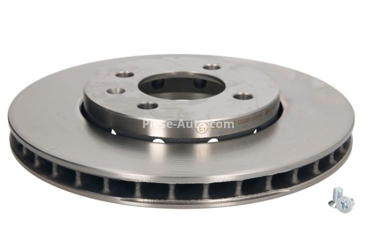 Disc frână BOSCH, față, pentru: SEAT MII; SKODA CITIGO, E-CITIGO; VW LOAD UP, UP! 1.0/1.0CNG/Electric 08.11-