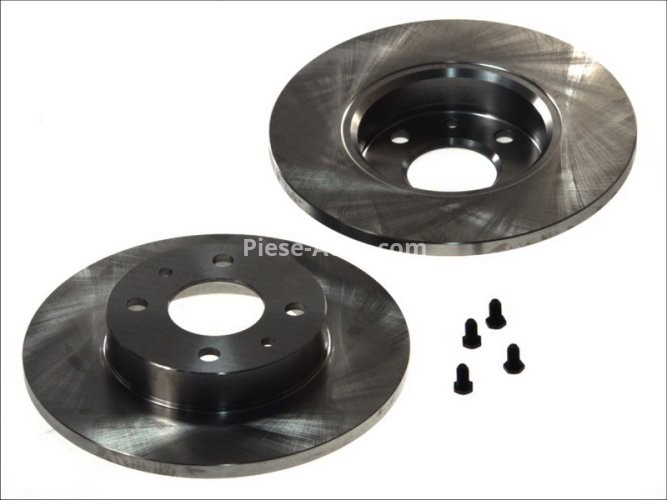 Set discuri frână FERODO (2 buc.) față / spate, se potrivește: ALFA ROMEO 145, 146, 155, 33; BUICK CENTURY; FIAT 500, 500 C 0.7-Electric 06.74-