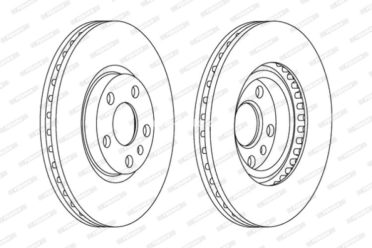 Set discuri frână FERODO (2 buc.) față, se potrivește: CITROEN EVASION, JUMPY I; FIAT BRAVO II, SCUDO, ULYSSE; LANCIA ZETA; PEUGEOT 806, EXPERT 1.4-2.1D 06.94-12.14