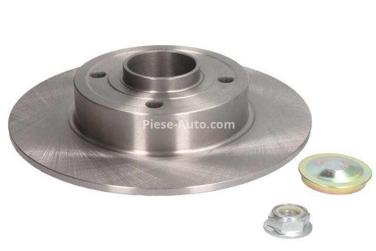 Disc frână FERODO, spate, (cu inel ABS) se potrivește: DACIA SANDERO II; NISSAN NOTE; RENAULT CLIO III, CLIO III/HATCHBACK, MEGANE II, MODUS, TWINGO II, WIND 0.9-2.0D 09.02-