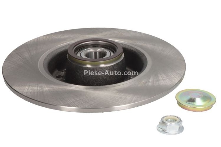 Disc frână FERODO, spate, (cu inel ABS) se potrivește: DACIA SANDERO II; NISSAN NOTE; RENAULT CLIO III, CLIO III/HATCHBACK, MEGANE II, MODUS, TWINGO II, WIND 0.9-2.0D 09.02-