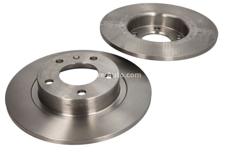 Set discuri frână DELPHI (2 buc.) spate, pentru: FIAT GRANDE PUNTO; OPEL ADAM, CORSA D, CORSA E/HATCHBACK 1.2-1.7D 10.05-