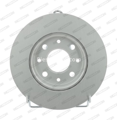 Set discuri frână FERODO (2 buc.) față, se potrivește: FIAT 500, 500 C, DOBLO, DOBLO/MINIVAN, PANDA, PANDA/HATCHBACK, STILO; FORD KA; LANCIA YPSILON 1.2-1.9D 10.01-
