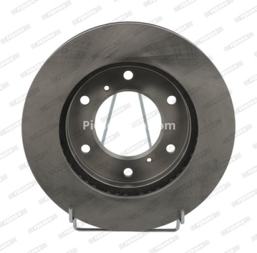 Set discuri frână FERODO (2 buc.) față, se potrivește: MITSUBISHI PAJERO CLASSIC, PAJERO II, PAJERO III, PAJERO IV, PAJERO SPORT I 2.5D-3.8 11.98-