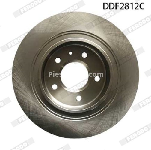 Set discuri frână FERODO (2 buc.) spate, se potrivește: OPEL INSIGNIA B, INSIGNIA B COUNTRY, INSIGNIA B GRAND SPORT 1.5-2.0D 03.17-