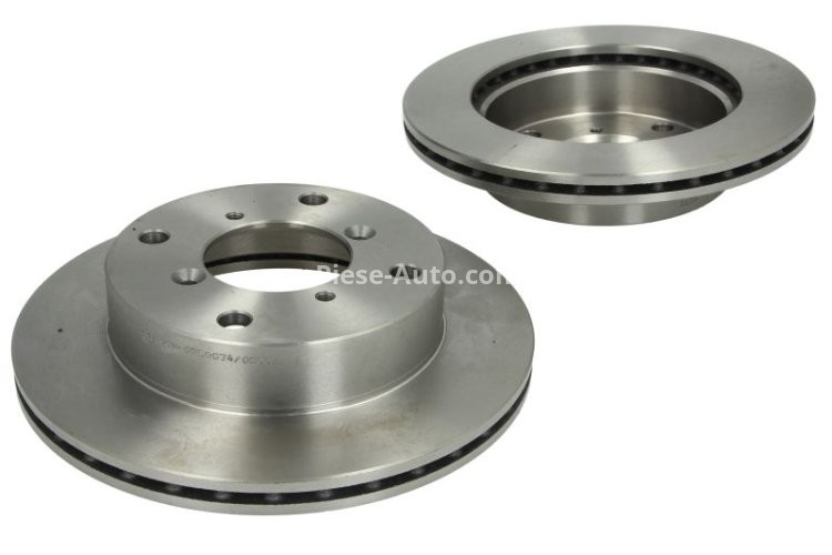 Set discuri frână DELPHI (2 buc.) ,față,  pentru: SUBARU JUSTY II, JUSTY III; SUZUKI ALTO IV, CAPPUCCINO, SWIFT, SWIFT II 0.7/1.0/1.3 03.89-