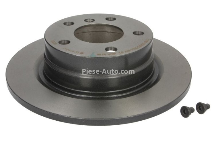 Disc frână BREMBO, spate,  pentru: BMW 1 (F20), 1 (F21), 2 (F22, F87), 2 (F23) 1.5-2.0D 07.11-