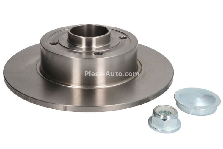 Disc frână BREMBO, cu rulment, spate,  (cu inel ABS) pentru: DACIA SANDERO II; NISSAN NOTE; RENAULT CLIO III, CLIO III/HATCHBACK, MEGANE II, MEGANE II/KOMBI, MODUS 0.9-2.0 09.02-