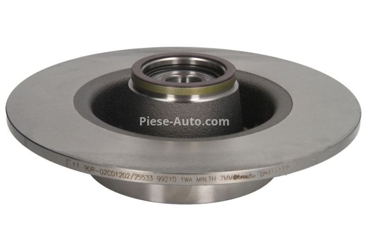 Disc frână BREMBO, cu rulment, spate,  (cu inel ABS) pentru: DACIA SANDERO II; NISSAN NOTE; RENAULT CLIO III, CLIO III/HATCHBACK, MEGANE II, MEGANE II/KOMBI, MODUS 0.9-2.0 09.02-
