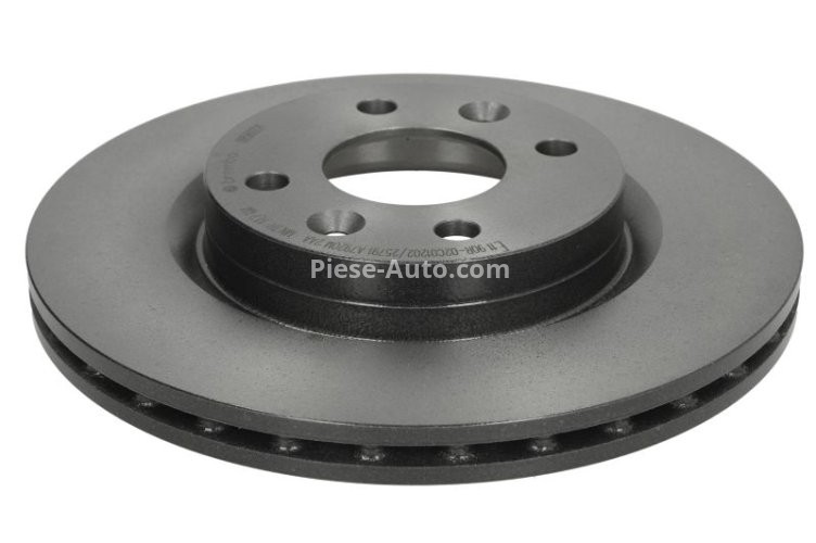 Disc frână BREMBO, față, pentru: DACIA LOGAN, LOGAN EXPRESS, LOGAN II, LOGAN MCV, SANDERO, SANDERO II; LADA LARGUS; NISSAN KUBISTAR; RENAULT 19 I, 19 I CHAMADE, 19 II 1.0-2.0 01.88-